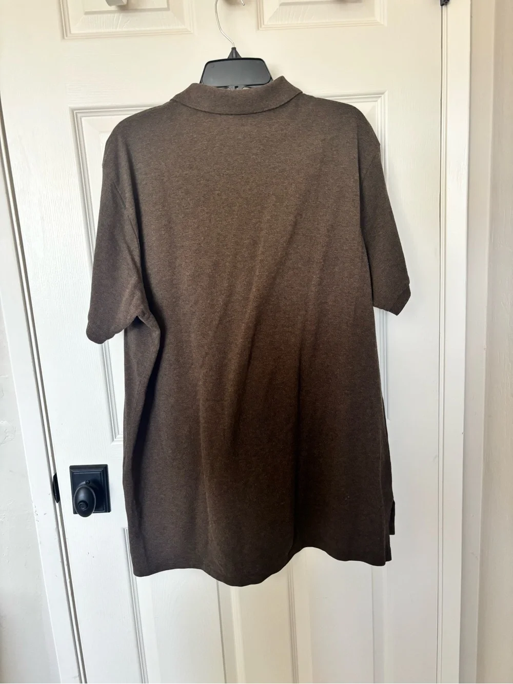 Ralph Lauren Brown Polo Shirt with Green Pony Logo